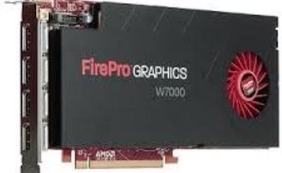 Picture of 703482-001 HP AMD Fire Pro W7000 PCIE X16 4GB GDDR5 SDRAM Video Card. New Bulk Pack.
