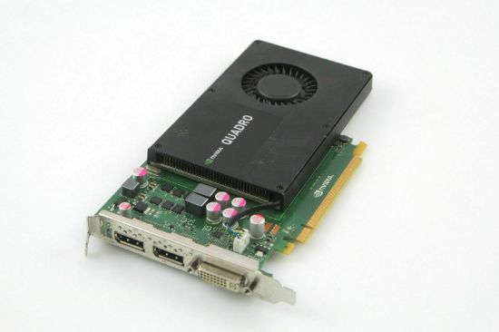 Picture of 713380-001 HPE Nvidia Quadro 2GB GDDR5 PCI-E x16 Dl-DVI+2XDP Video Card | Refurbished