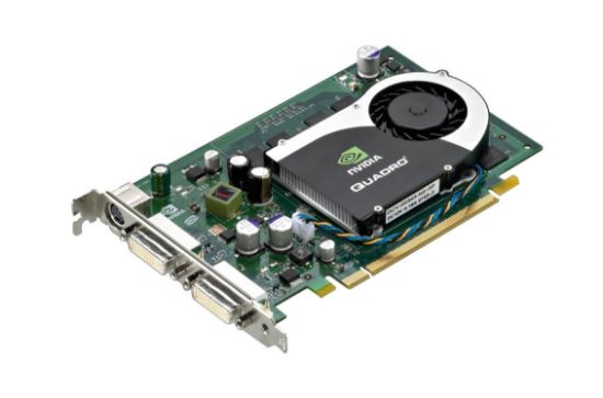 Picture of GP529UT HP Nvidia Quadro FX 1700 PCI Express X16 512MB DDR2 SDRAM Dual DVI Graphics Card. New Bulk Pack.