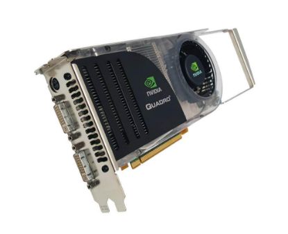 Picture of JP111 Dell Nvidia Quadro FX 4600 PCI Express X16 Dual DVI 768MB GDDR3 SDRAM Graphics Card W/O Cable. Refurbished.