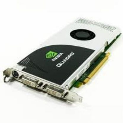 Picture of KY246 Dell Nvidia Quadro Fx 3700 Pci Express 2.0 X16 512MB Gddr3 Dual Dvi Graphics Card W/O Cable. Refurbished.