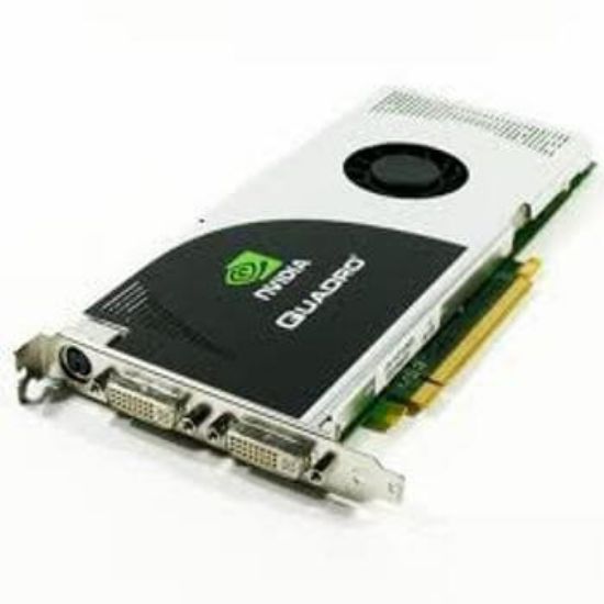 Picture of KY246 Dell Nvidia Quadro Fx 3700 Pci Express 2.0 X16 512MB Gddr3 Dual Dvi Graphics Card W/O Cable. Refurbished.