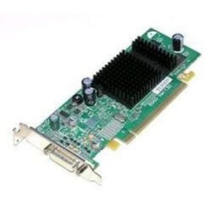 Picture of P4007 Dell ATI Radeon X300 PCI E X16 128 MB DDR SDRAM Dual DVI DMS 59 Low Profile Graphics Card. Refurbished.