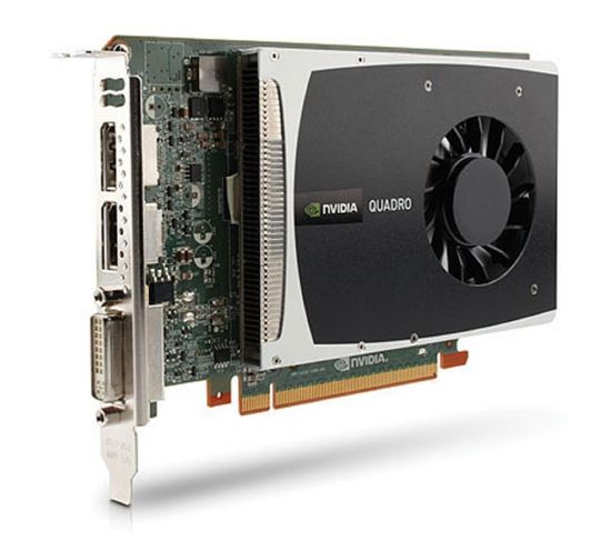 Picture of WS094AA HP Quadro 2000 1GB Graphics PCI-E 2X DP/1X DVI-I/1X DP To DVI Adapt | Refurbished