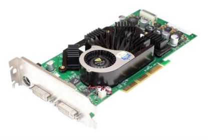 Picture of X2692 Dell Nvidia Quadro FX3000 256MB AGP 8X Dual DVI High End 3D Graphics Card W/O Cable. New Bulk Pack.